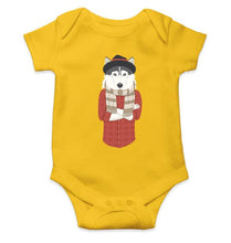 Load image into Gallery viewer, Hipster Wolf Abstract Rompers for Baby Boy- FunkyTradition FunkyTradition