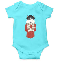 Load image into Gallery viewer, Hipster Wolf Abstract Rompers for Baby Girl- FunkyTradition FunkyTradition