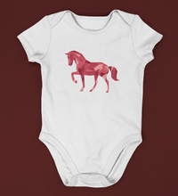 Load image into Gallery viewer, Horse Abstract Rompers for Baby Boy- FunkyTradition FunkyTradition