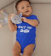 Load image into Gallery viewer, Hows The Josh Rompers for Baby Boy - FunkyTradition FunkyTradition