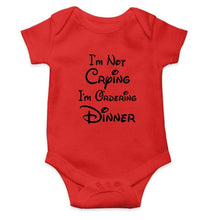Load image into Gallery viewer, I am not crying I am ordering Dinner Rompers for Baby Girl- FunkyTradition FunkyTradition