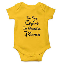 Load image into Gallery viewer, I am not crying I am ordering Dinner Rompers for Baby Girl- FunkyTradition FunkyTradition