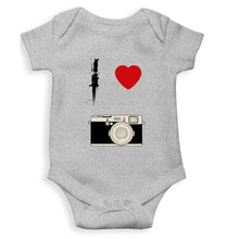 Load image into Gallery viewer, I Love Camera Rompers for Baby Girl- FunkyTradition FunkyTradition