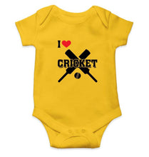 Load image into Gallery viewer, I Love Cricket Rompers for Baby Boy Rompers for Baby Boy - FunkyTradition FunkyTradition