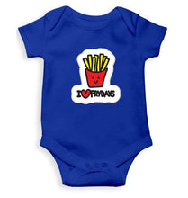 Load image into Gallery viewer, I Love Fry Days aka Fridays Rompers for Baby Girl- FunkyTradition FunkyTradition