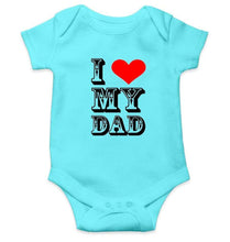 Load image into Gallery viewer, I Love My Dad Rompers for Baby Boy- FunkyTradition FunkyTradition