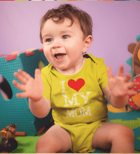 Load image into Gallery viewer, I Love My Mom Rompers for Baby Boy- FunkyTradition FunkyTradition