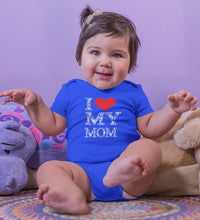 Load image into Gallery viewer, I Love My Mom Rompers for Baby Girl- FunkyTradition FunkyTradition