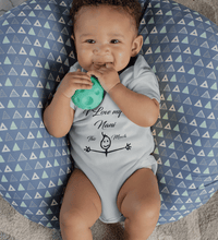Load image into Gallery viewer, I Love my Nani Baby & Kids Grey T shirt Rompers for Baby Boy- FunkyTradition FunkyTradition