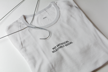 Load image into Gallery viewer, Not Anti Social Selectively Social Minimal Women Half Sleeves T-shirt- KidsFashionVilla