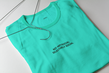 Load image into Gallery viewer, Not Anti Social Selectively Social Minimal Women Half Sleeves T-shirt- KidsFashionVilla