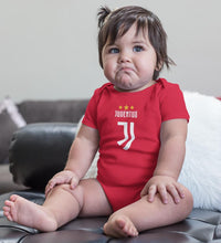 Load image into Gallery viewer, Juventus Rompers for Baby Girl- FunkyTradition FunkyTradition