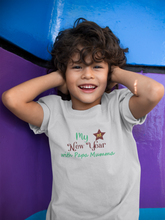 Load image into Gallery viewer, First New Year With Mamma Papa Half Sleeves T-Shirt for Boy-KidsFashionVilla