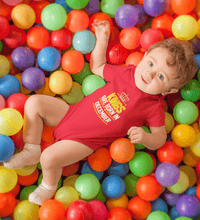 Load image into Gallery viewer, Kings are born in December Rompers for Baby Boy- FunkyTradition FunkyTradition