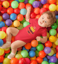 Load image into Gallery viewer, Kings are born in June Rompers for Baby Boy- FunkyTradition FunkyTradition