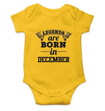 Load image into Gallery viewer, Legends are Born in December Rompers for Baby Girl- FunkyTradition FunkyTradition