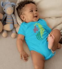 Load image into Gallery viewer, Lion Abstract Rompers for Baby Boy- FunkyTradition FunkyTradition