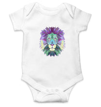 Load image into Gallery viewer, Lion Abstract Rompers for Baby Girl- FunkyTradition FunkyTradition