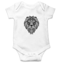 Load image into Gallery viewer, Lion Abstract Rompers for Baby Girl- FunkyTradition FunkyTradition