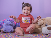 Load image into Gallery viewer, Lakdi Ki Kathi Pe Ghoda Poem Rompers for Baby Girl- KidsFashionVilla