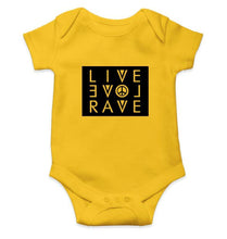 Load image into Gallery viewer, Live Love Rave Rompers for Baby Boy- FunkyTradition FunkyTradition