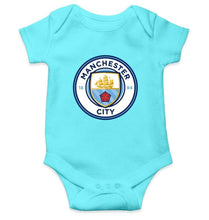 Load image into Gallery viewer, Manchester City Rompers for Baby Girl- FunkyTradition FunkyTradition