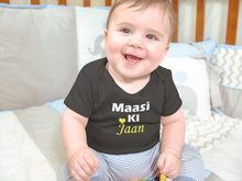 Load image into Gallery viewer, Masi Ki Jaan Black Rompers for Baby Boy - KidsFashionVilla