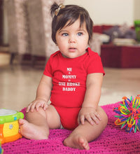 Load image into Gallery viewer, Me Plus Mommy Equal to One Broke Daddy Rompers for Baby Girl- FunkyTradition FunkyTradition