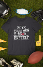 Load image into Gallery viewer, Men Ride Enfield Biker Mens Half Sleeves T-shirt- FunkyTeesClub - Funky Tees Club