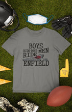 Load image into Gallery viewer, Men Ride Enfield Biker Mens Half Sleeves T-shirt- FunkyTeesClub - Funky Tees Club