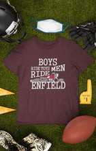 Load image into Gallery viewer, Men Ride Enfield Biker Mens Half Sleeves T-shirt- FunkyTeesClub - Funky Tees Club