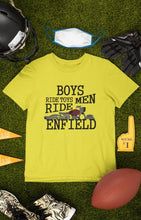Load image into Gallery viewer, Men Ride Enfield Biker Mens Half Sleeves T-shirt- FunkyTeesClub - Funky Tees Club