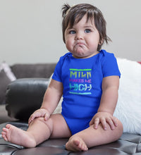 Load image into Gallery viewer, Milk Make Me High Rompers for Baby Girl- FunkyTradition FunkyTradition
