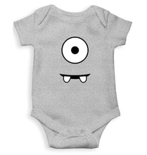 Load image into Gallery viewer, Minion Eye and Teeth Rompers for Baby Girl- FunkyTradition FunkyTradition