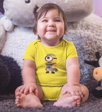 Load image into Gallery viewer, Minion Funky Rompers for Baby Girl- FunkyTradition FunkyTradition