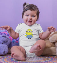 Load image into Gallery viewer, Minion Naughty Rompers for Baby Girl- FunkyTradition FunkyTradition