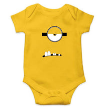 Load image into Gallery viewer, Minion Single Eye and Teeth Rompers for Baby Girl- FunkyTradition FunkyTradition