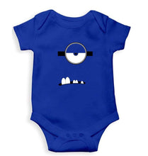 Load image into Gallery viewer, Minion Single Eye and Teeth Rompers for Baby Girl- FunkyTradition FunkyTradition
