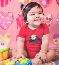 Load image into Gallery viewer, Minion Vampire Rompers for Baby Girl- FunkyTradition FunkyTradition