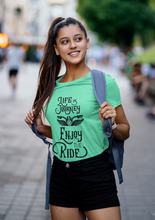 Load image into Gallery viewer, Enjoy The Ride Women Half Sleeves T-shirt- KidsFashionVilla