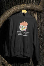 Load image into Gallery viewer, Early To Bed And Early To Rise Cartoon Funny Memes Hoodies for Women-KidsFashionVilla