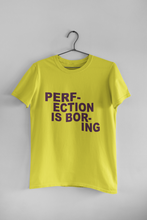 Load image into Gallery viewer, Perfection Is Boring Alia Bhatt Celebrity T-shirt- KidsFashionVilla