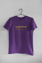 Load image into Gallery viewer, Intuition Quotes Mens Half Sleeves T-shirt- KidsFashionVilla