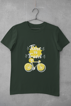 Load image into Gallery viewer, Time To Travel Women Half Sleeves T-shirt- KidsFashionVilla