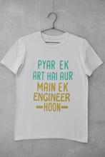 Load image into Gallery viewer, Pyaar Ek Art Hai Aur Main Ek Engineer Ho Women Half Sleeves T-shirt- KidsFashionVilla