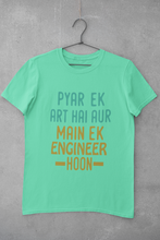 Load image into Gallery viewer, Pyaar Ek Art Hai Aur Main Ek Engineer Ho Women Half Sleeves T-shirt- KidsFashionVilla