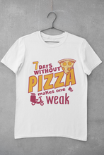 Load image into Gallery viewer, Pizza Women Half Sleeves T-shirt- KidsFashionVilla