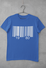 Load image into Gallery viewer, Bar Code Birthday Women Half Sleeves T-shirt- KidsFashionVilla