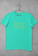 Load image into Gallery viewer, I stress about stress before there is even stress to stress about Minimal Women Half Sleeves T-shirt- KidsFashionVilla