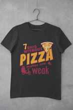 Load image into Gallery viewer, Pizza Women Half Sleeves T-shirt- KidsFashionVilla